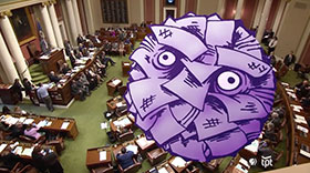 Omnibus Bill Cartoon