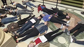 Student Protest at Minnesota State Capitol