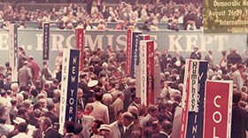 Delegates at the 1968 Democratic Convention